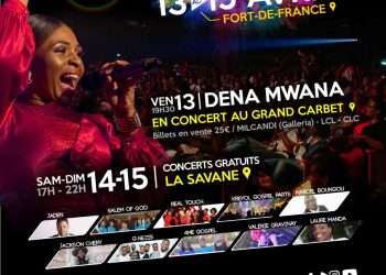 Madin Gospel Festival en Martinique avec Dena Mwana