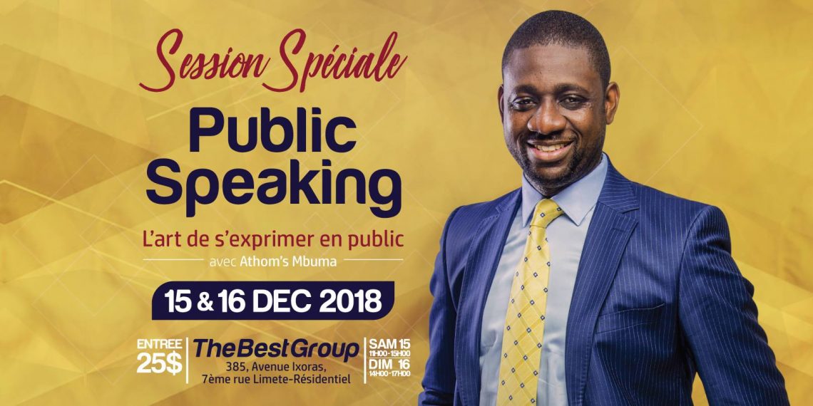 The Best Group organise une session spéciale : Public Speaking