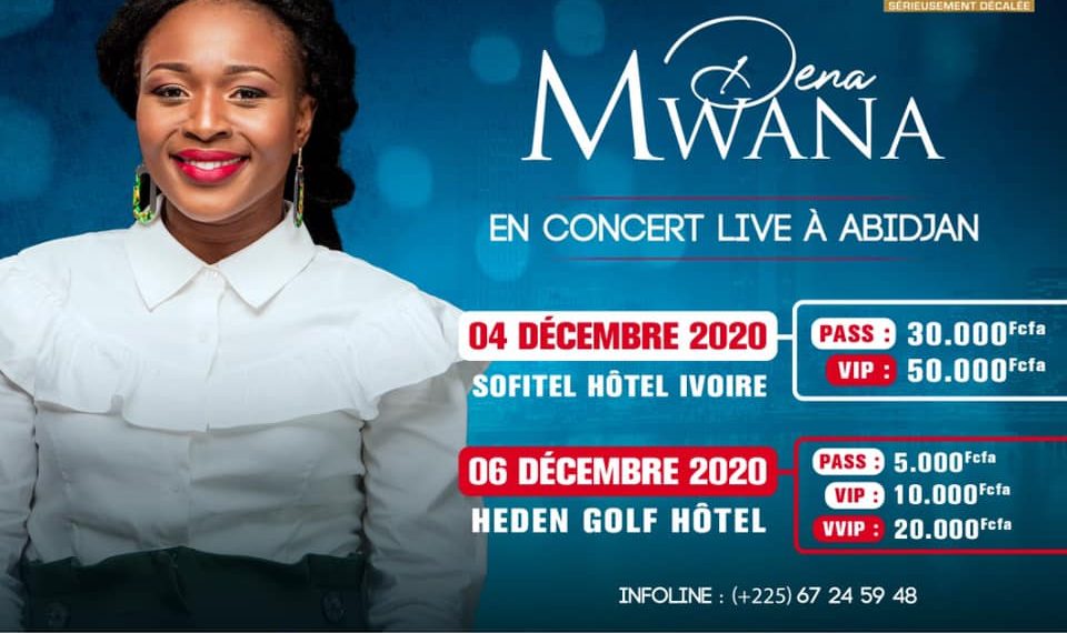 Dena Mwana à Abidjan et à Yaoundé !!!!